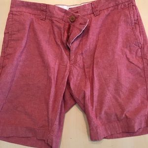 Men’s JCrew Gramarcy short linen Nantucket red 31W